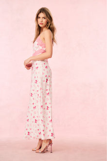 Serita Bow & Kiss Print Maxi Dress | Rosey Dream
