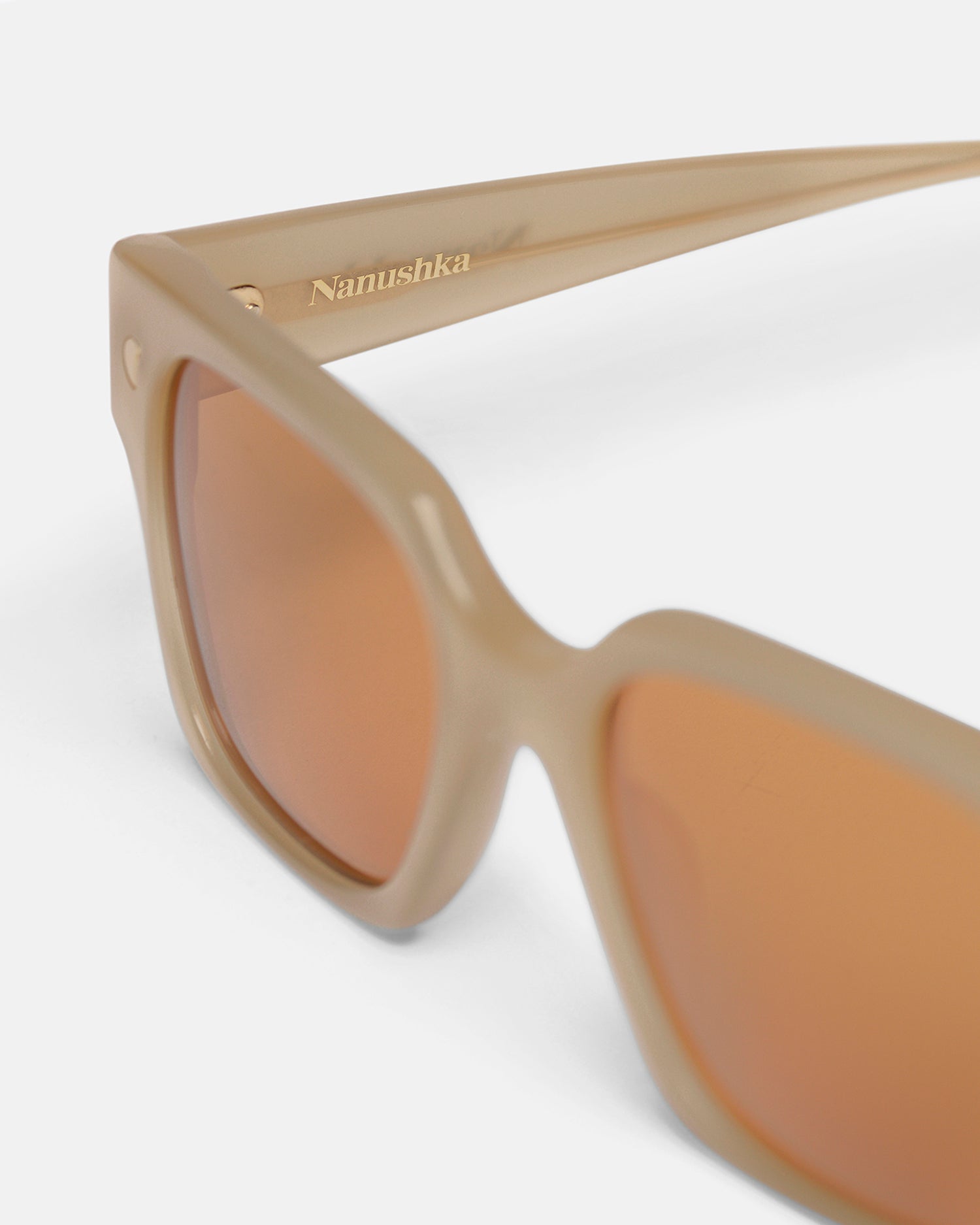 Shae Bio-Plastic Oversized Sunglasses | Sand