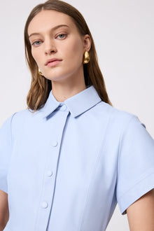 Leather Midi Dress | Cloud