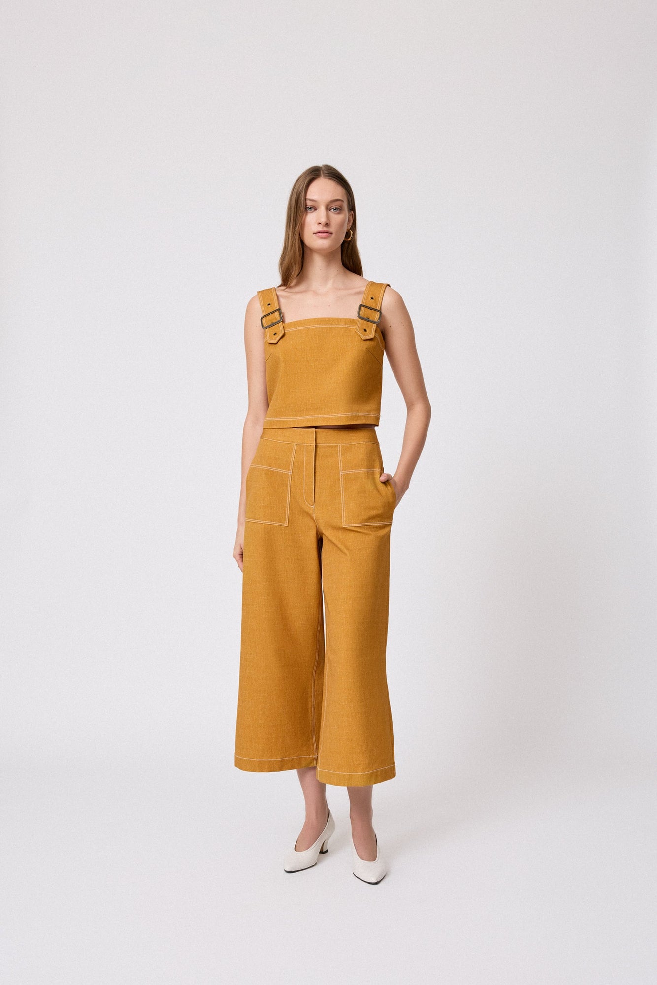Stretch Denim Margo Pant | Ochre