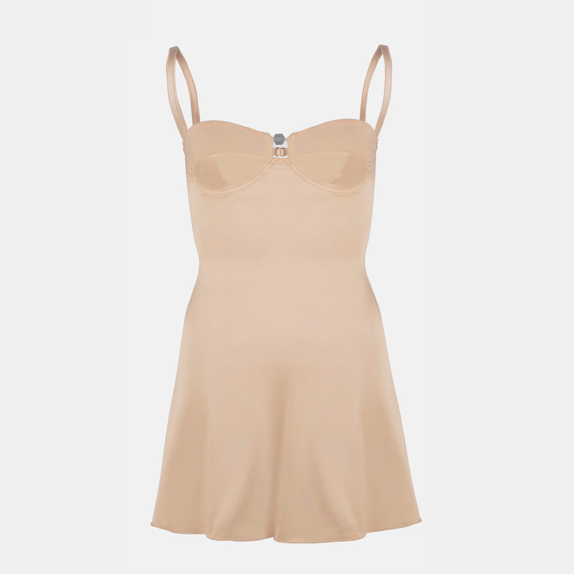 OW Collection SKYLER Mini Dress Dress 040 - Latte