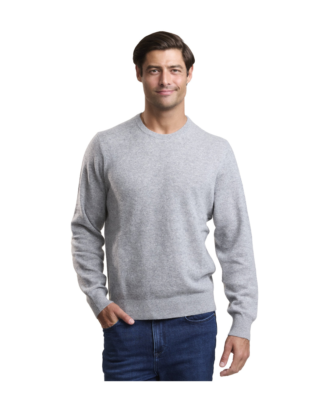 NOMAD | Men | Men's Cashmere Sweater | Grey