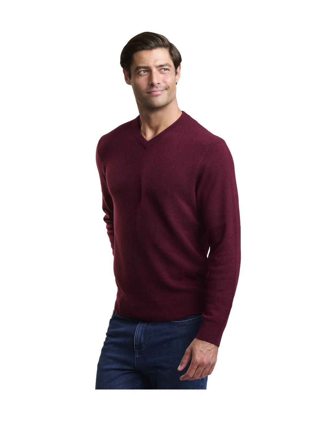 NOMAD | Men | Men's Cashmere Sweater | Merlot