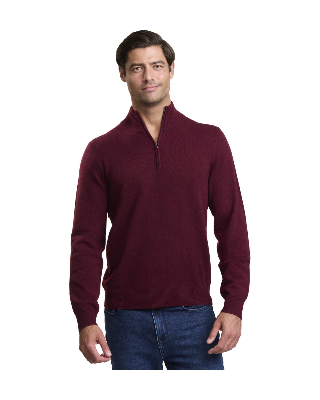 NOMAD | Men | Men's Cashmere Sweater | Merlot