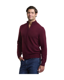 NOMAD | Men | Men's Cashmere Sweater | Merlot