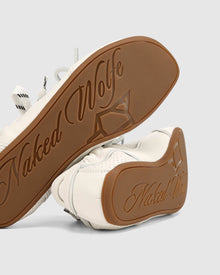 Womens | Soul Perforated Leather Sneaker | White