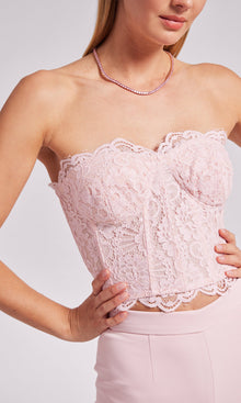 Enya Lace Bustier | Ballet Slipper