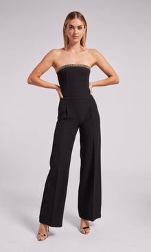 Elore Crepe Jumpsuit | Black