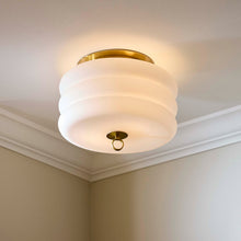 Alphaville Flush Mount - styled view