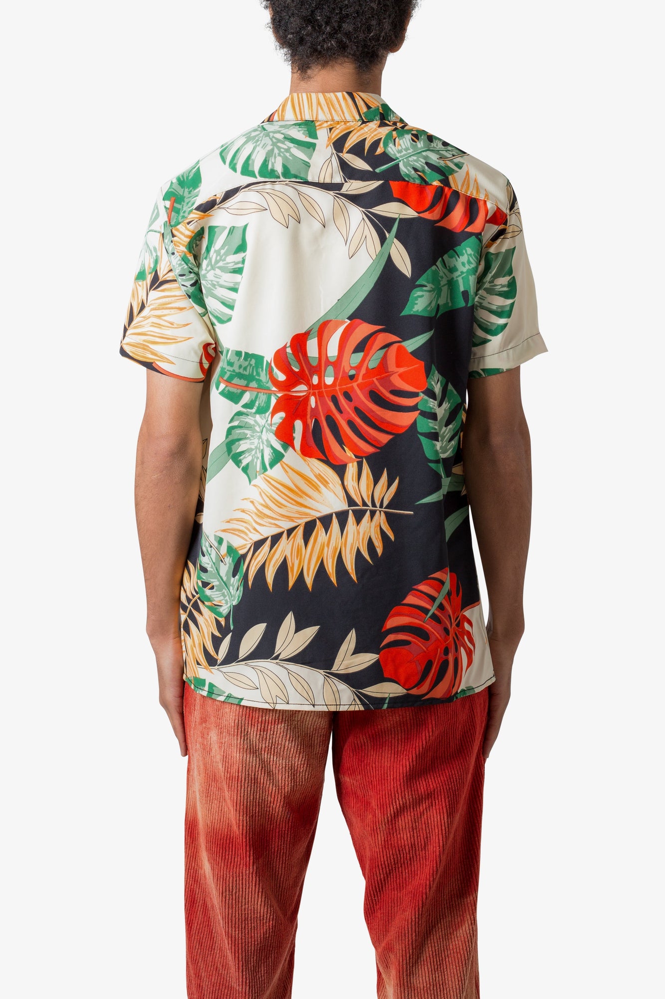 S x S Button Up Shirt | Tropical Print