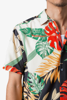 S x S Button Up Shirt | Tropical Print
