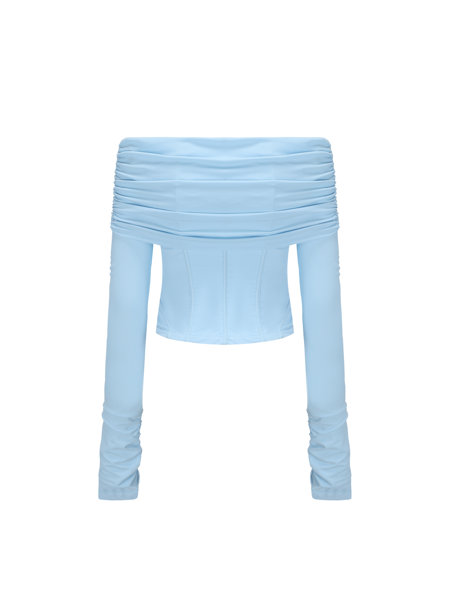 Micaela Off Shoulder Top | Blue