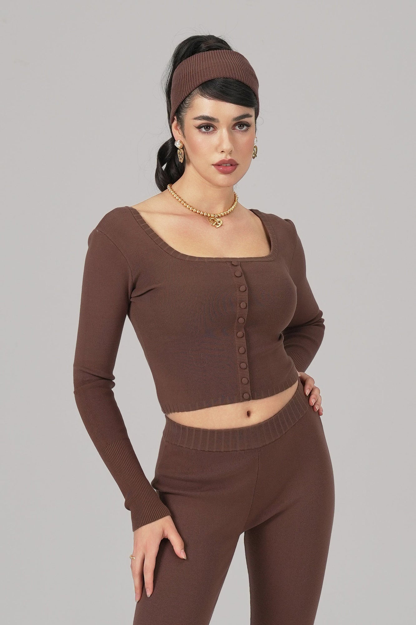 Holly Top | Brown
