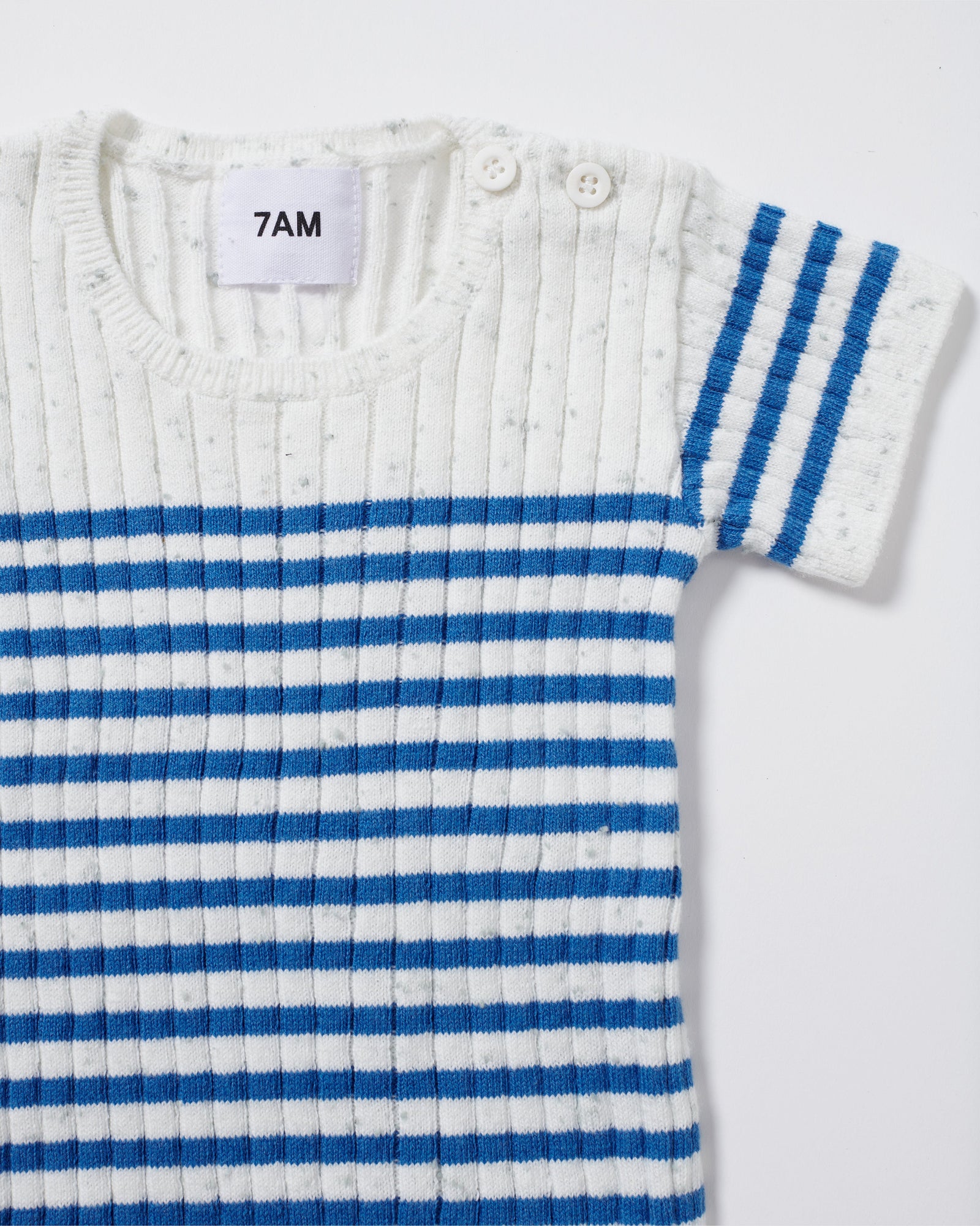 Seashell Blue Stripes//