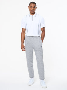 Men | Aversa Quilted Sweatpant | Light Heather Grey