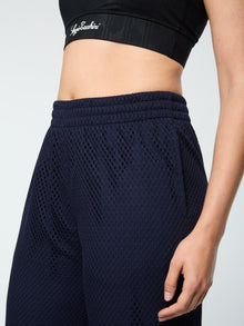 Women | Adria Mesh Track Pant | Maritime Blue