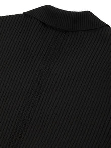 Women | Magreta Rib Cardigan | Black Beauty