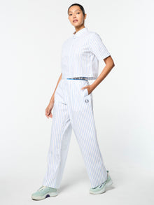 Women | Colonna Cropped Shirt | French Blue