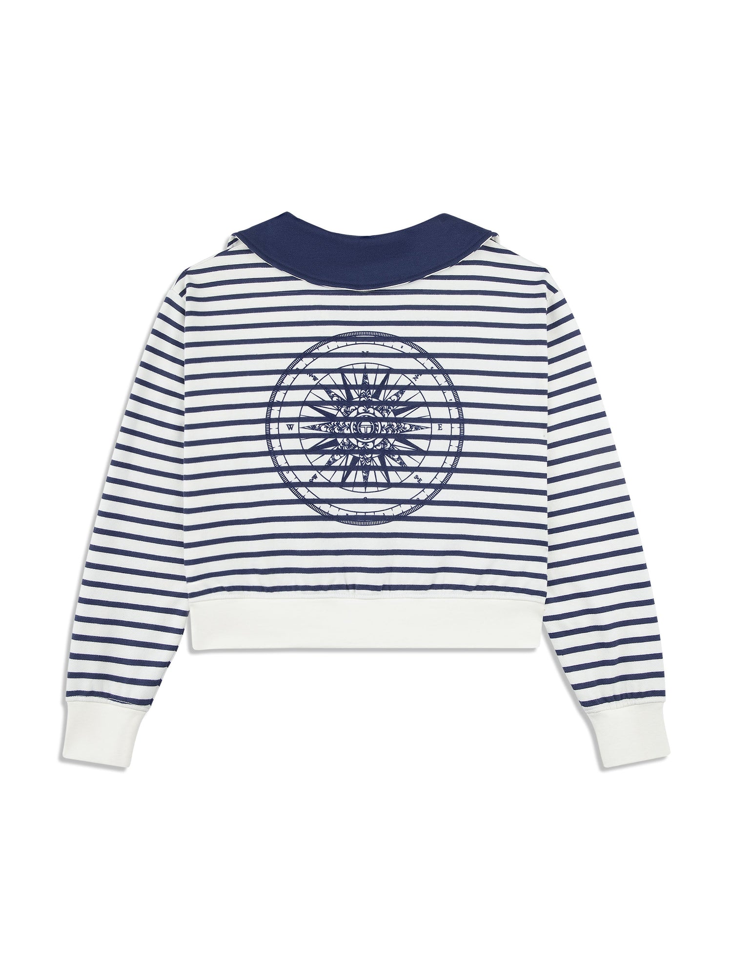 Women | Marina Sailor Collar Sweatshirt | Gardenia