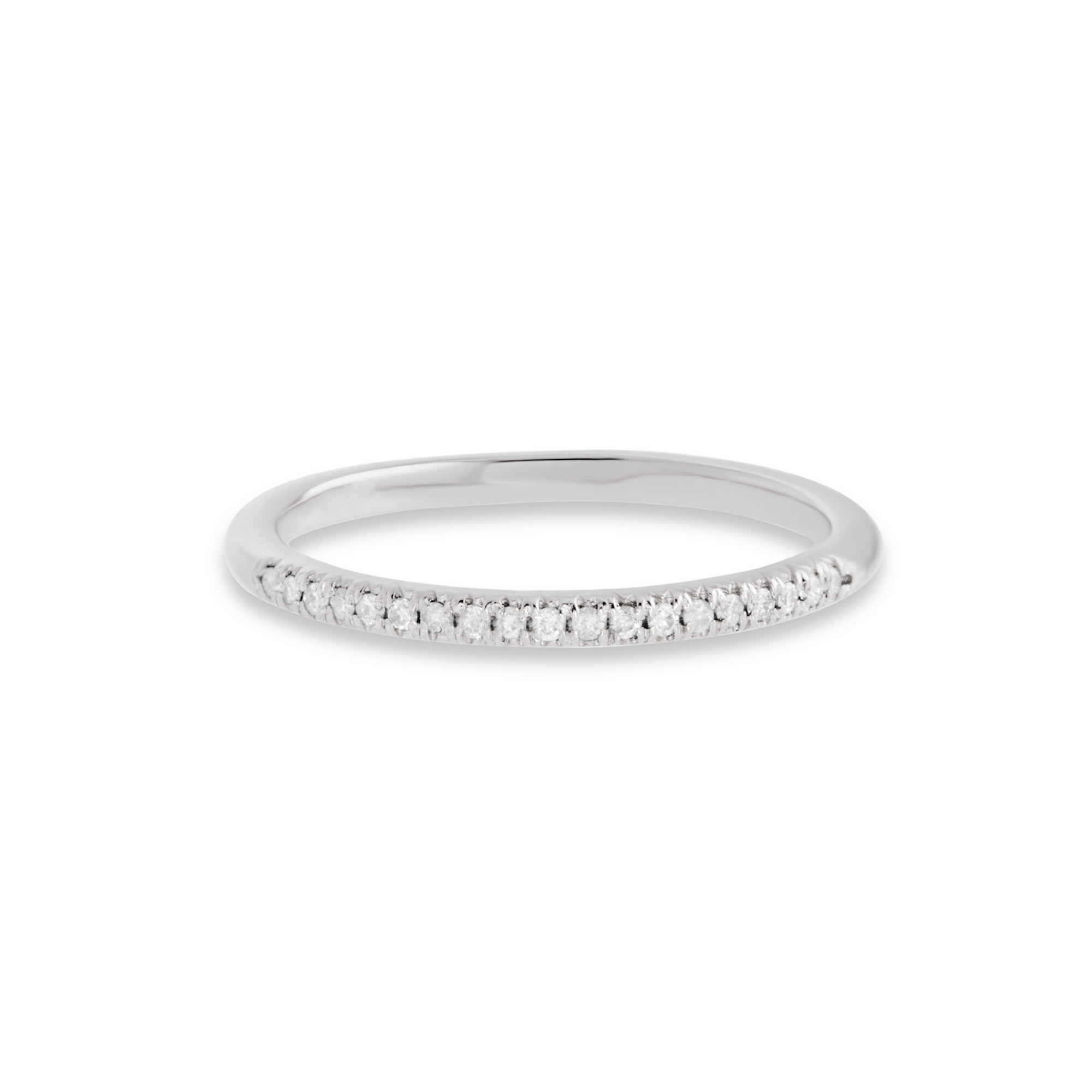 Superfine Diamond and Platinum Band | Platinum