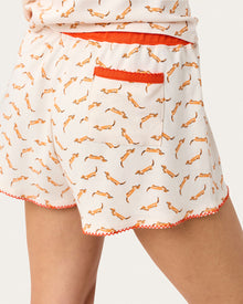 Womens | Suzie Pj Set - Hot Dog | Ivory