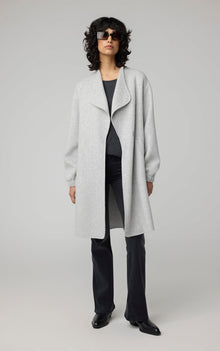 Suzie Relaxed-Fit Wool Coat | Stone