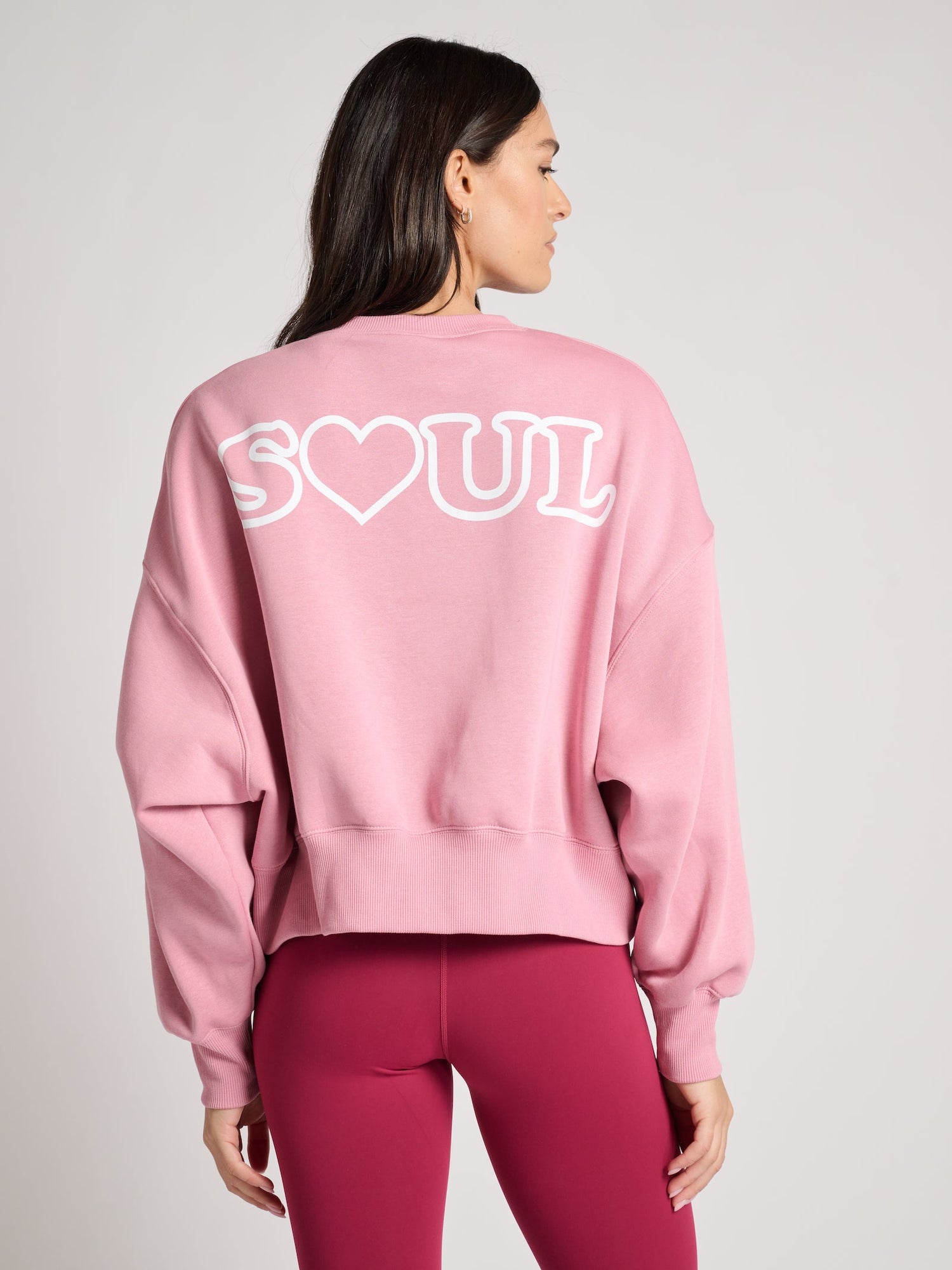 Nike | Over Oversized Crewneck | Elemental Pink/Sail