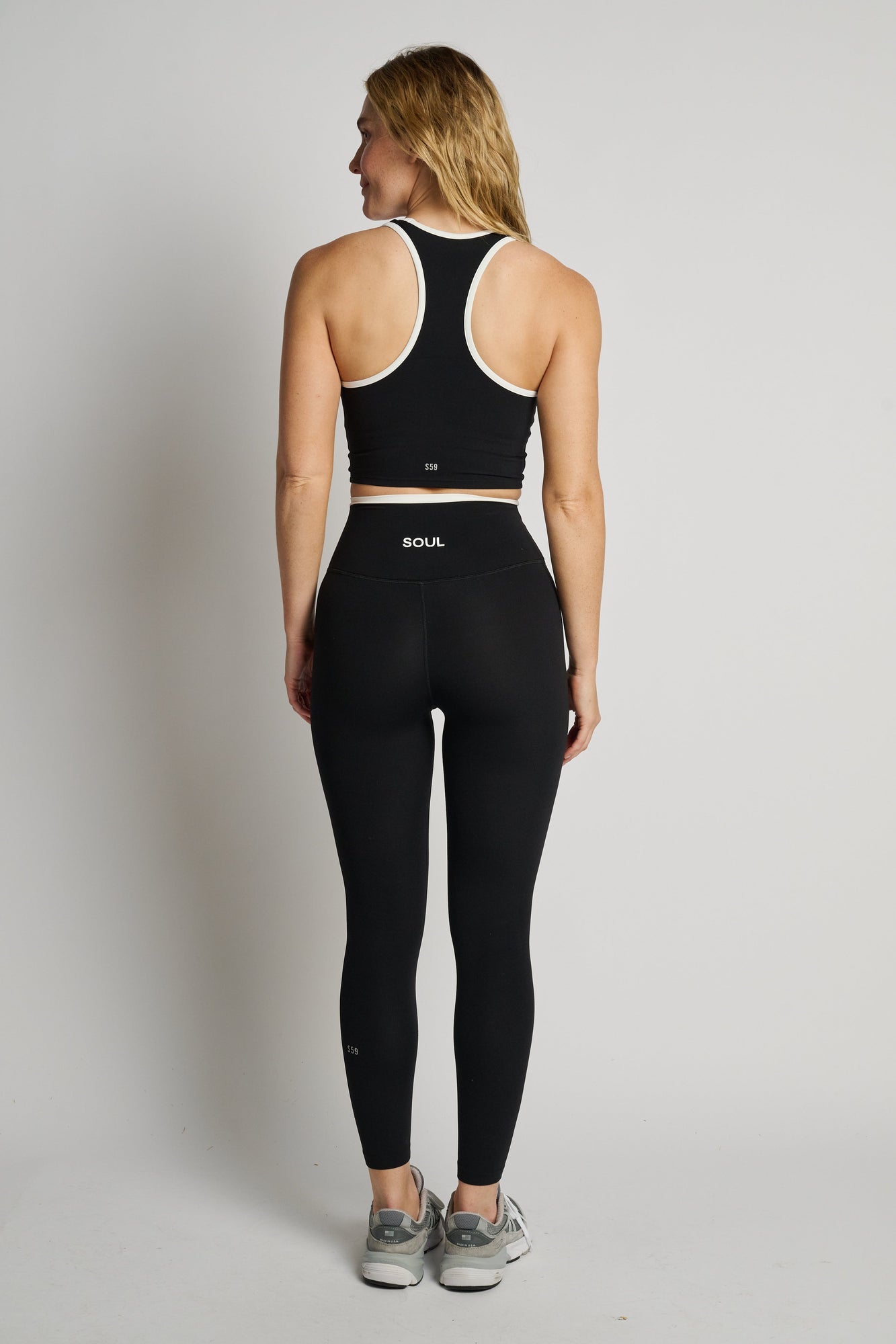 Splits59 | Amber Airweight Bralette | Black/White