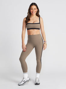 Splits59 | Clare High Waist Rigor 7/8 | Lentil/Black