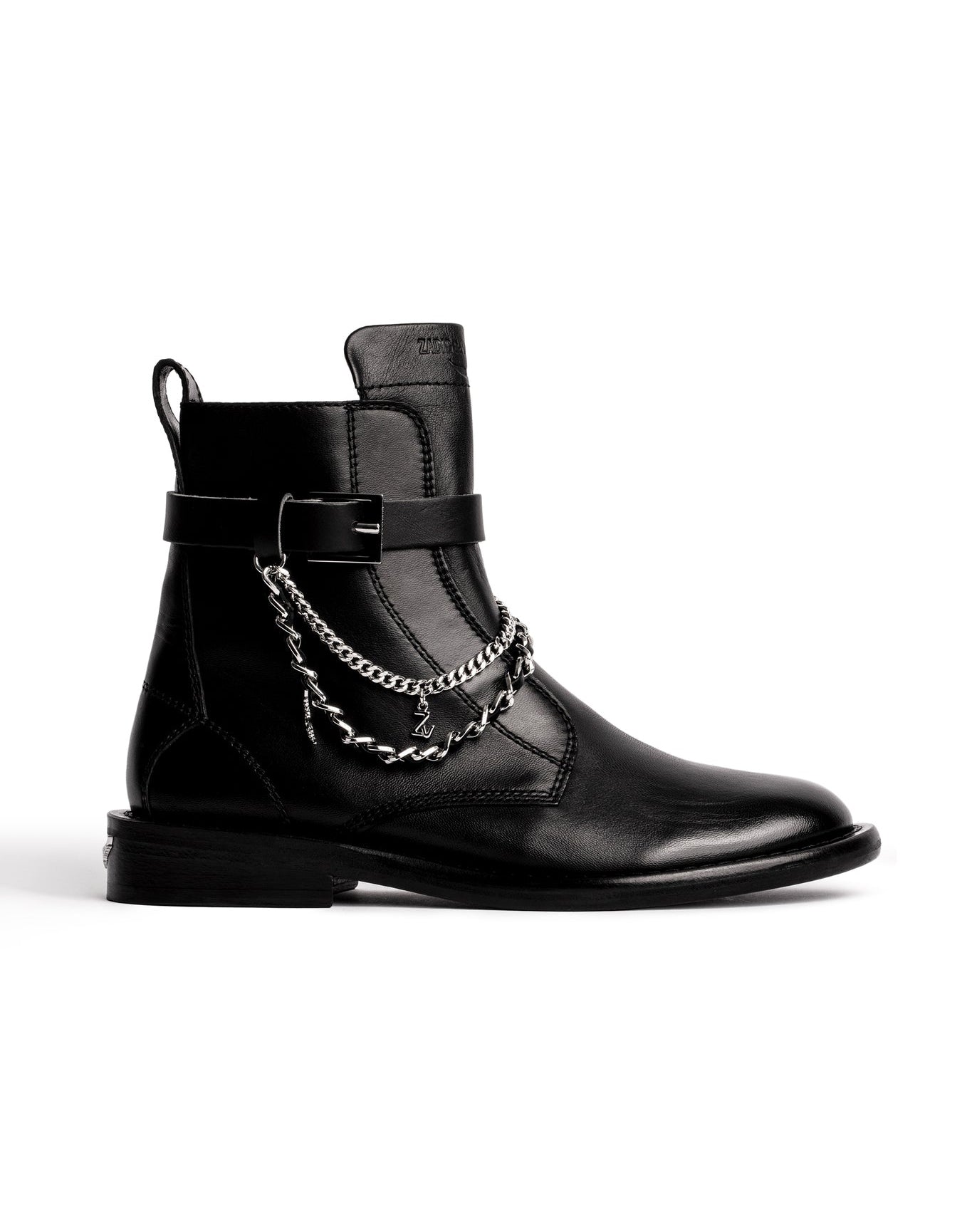 Women | Laureen High Silk Lambskin + C | Noir