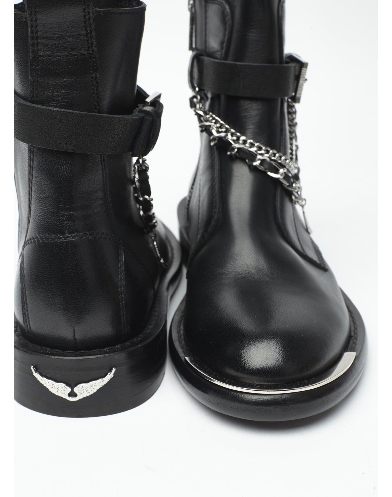 Women | Laureen High Silk Lambskin + C | Noir