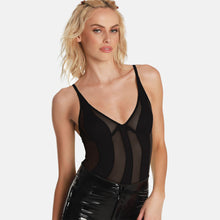 OW Collection SWIRL Bodysuit Account 002 - Black Caviar