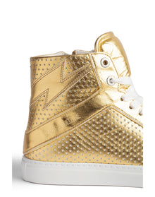 Women | High Flash Vintage Metal Perfo | Gold