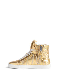 Women | High Flash Vintage Metal Perfo | Gold