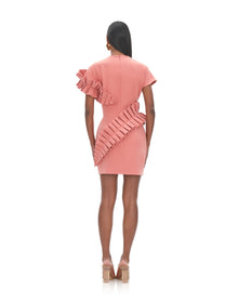 Safia Mini Dress | Peach