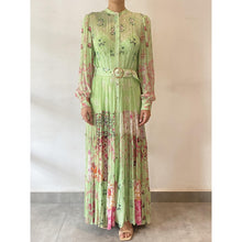 Sahar Green Long Dress