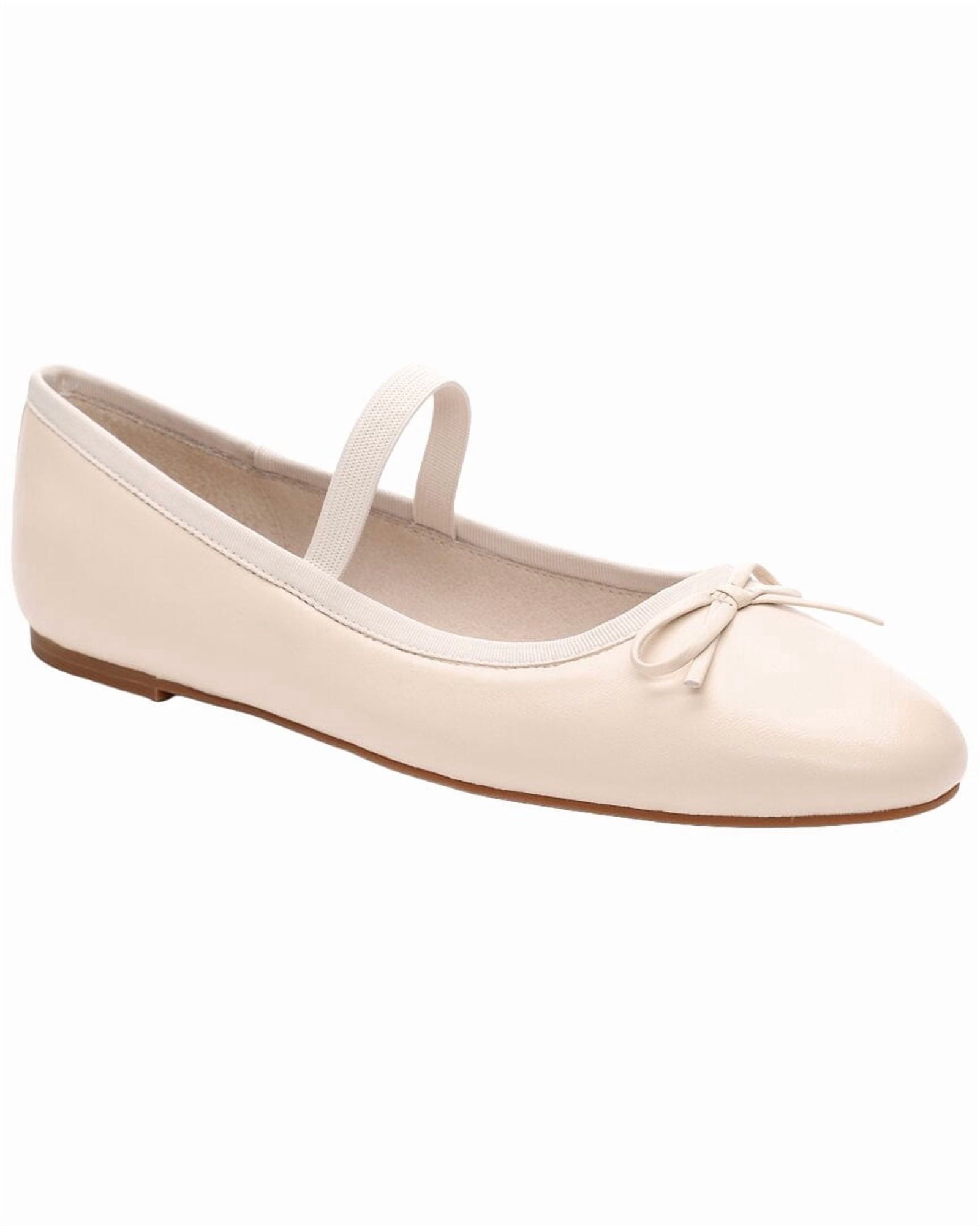Sanctuary | Womens | Facile Leather Flat | Milk