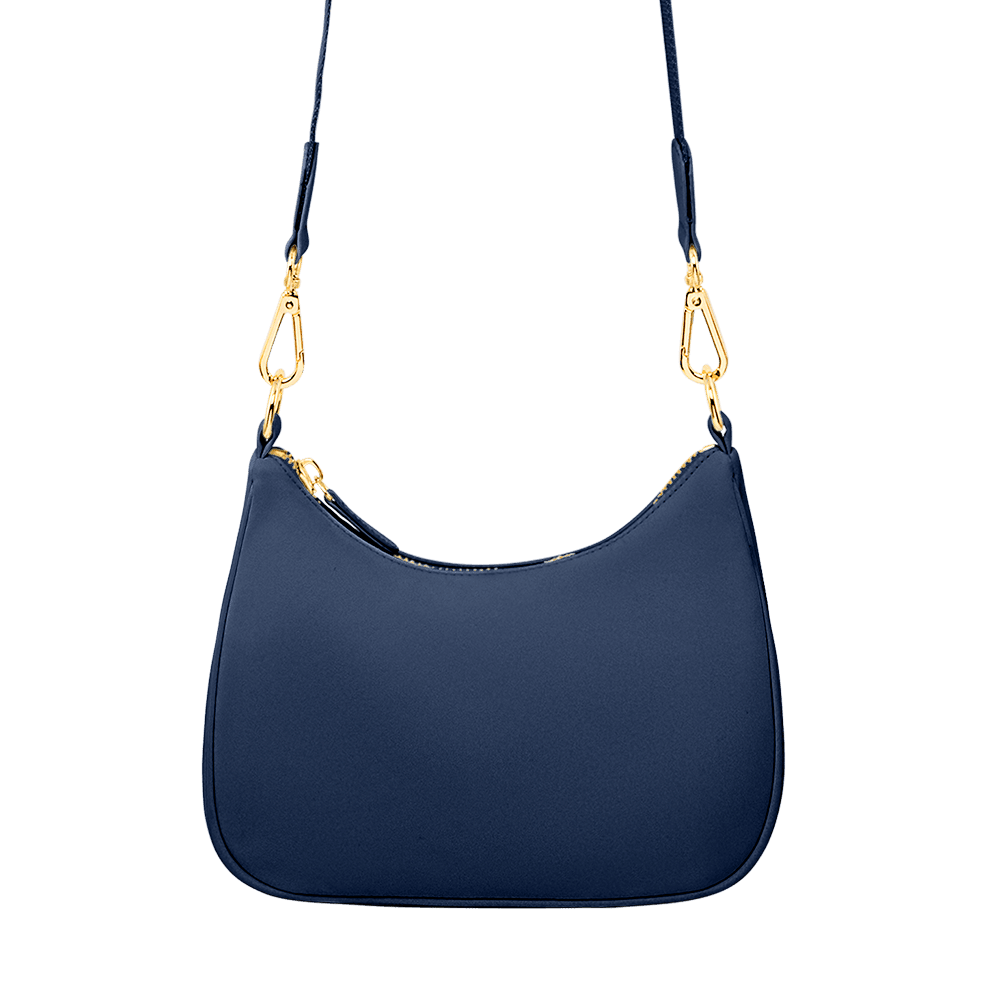 Curved Crossbody Bag | Sapphire