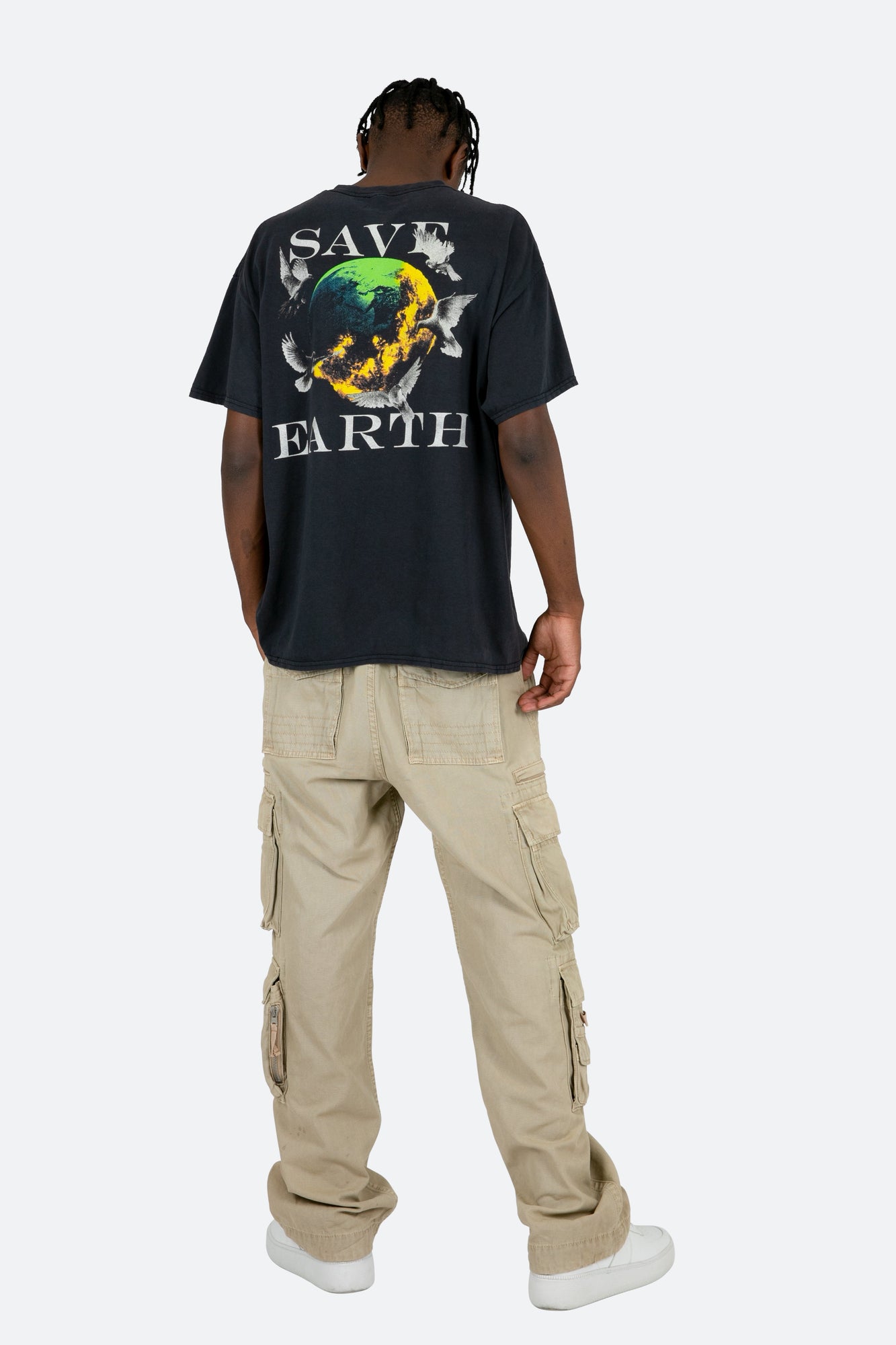 Save Earth Vintage Tee | Black