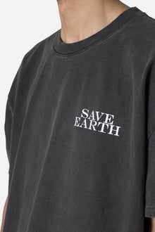 Save Earth Vintage Tee | Black
