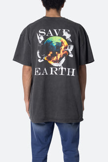 Save Earth Vintage Tee | Black