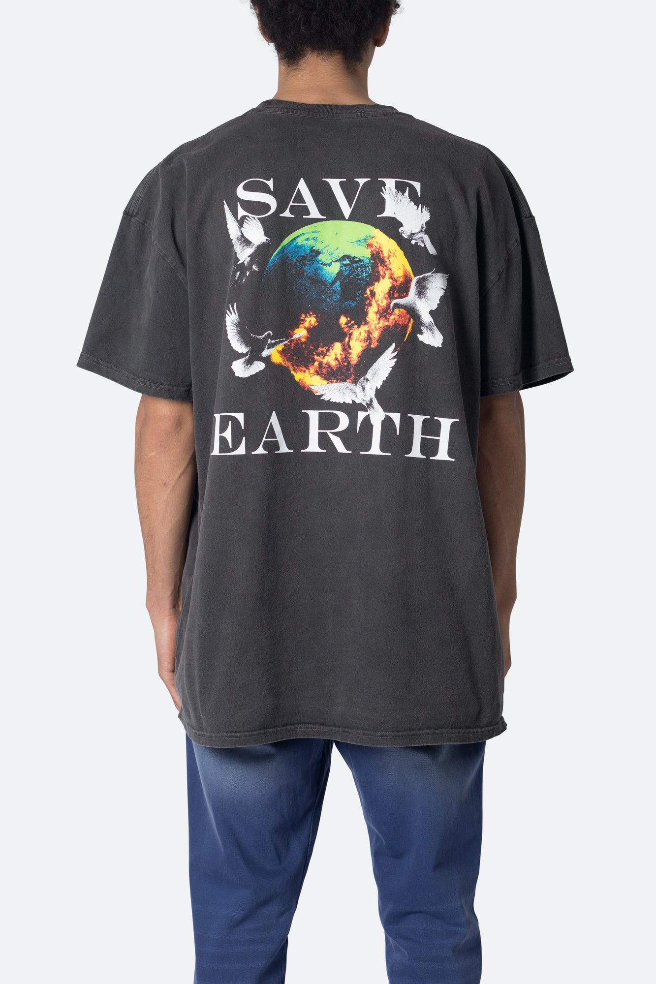 Save Earth Vintage Tee | Black