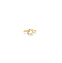 gold heart ring