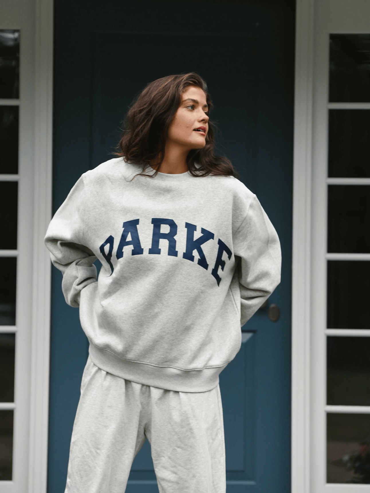 classic grey + navy