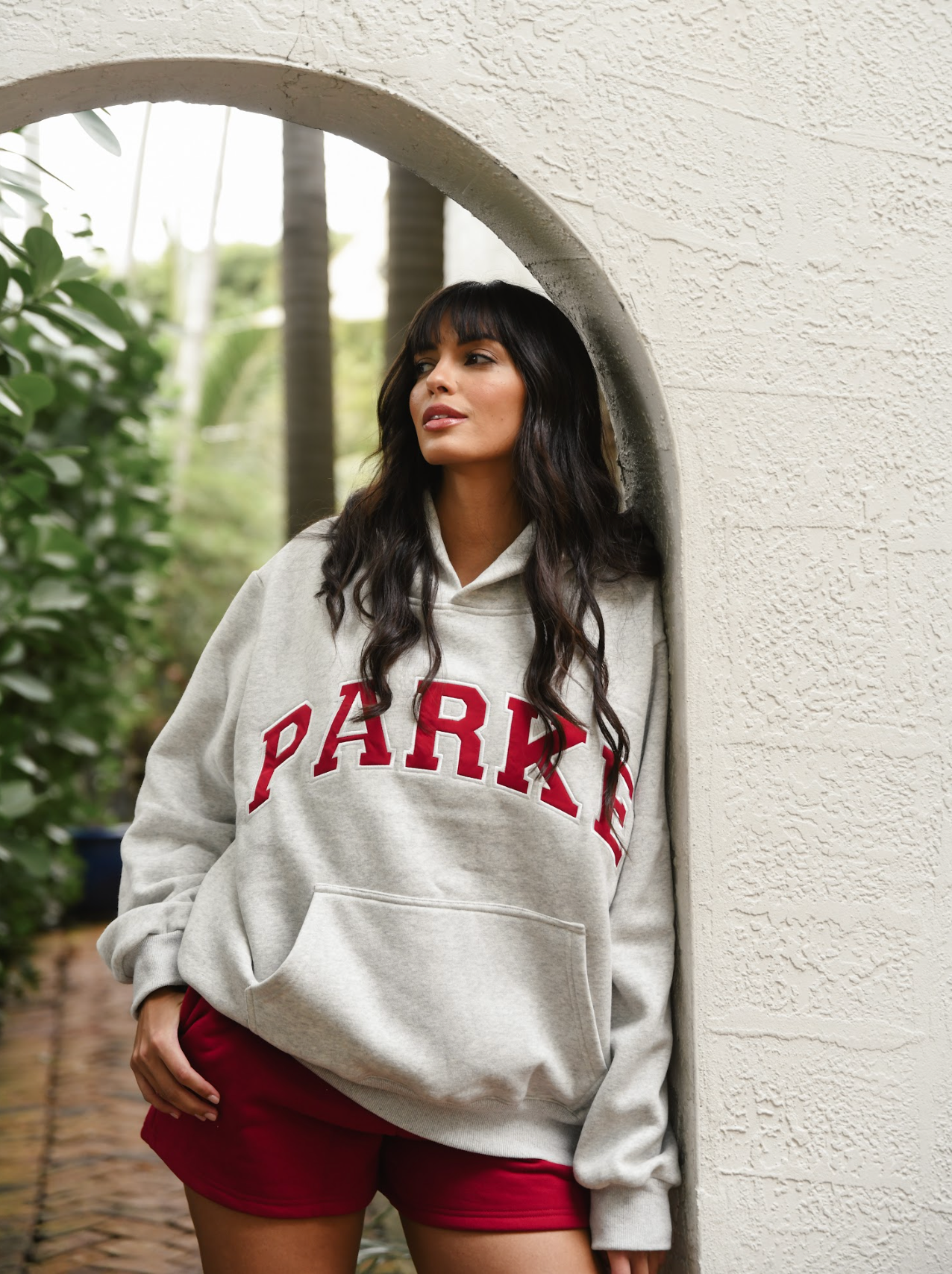 classic grey + maroon