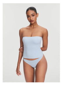 Seamless Full-Length Tube Top | Sky Blue