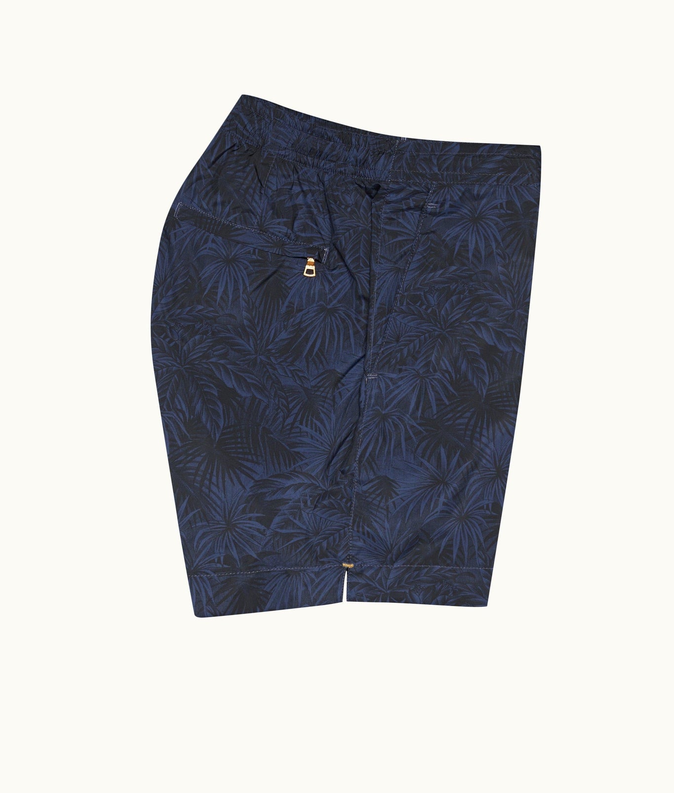 Setter Drawcord Palmed Shorter-Length Drawcord Swim Shorts | Midnight Navy