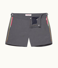 Setter Shorter-Length Concealed Ob Tape Swim Shorts | Piranha Grey