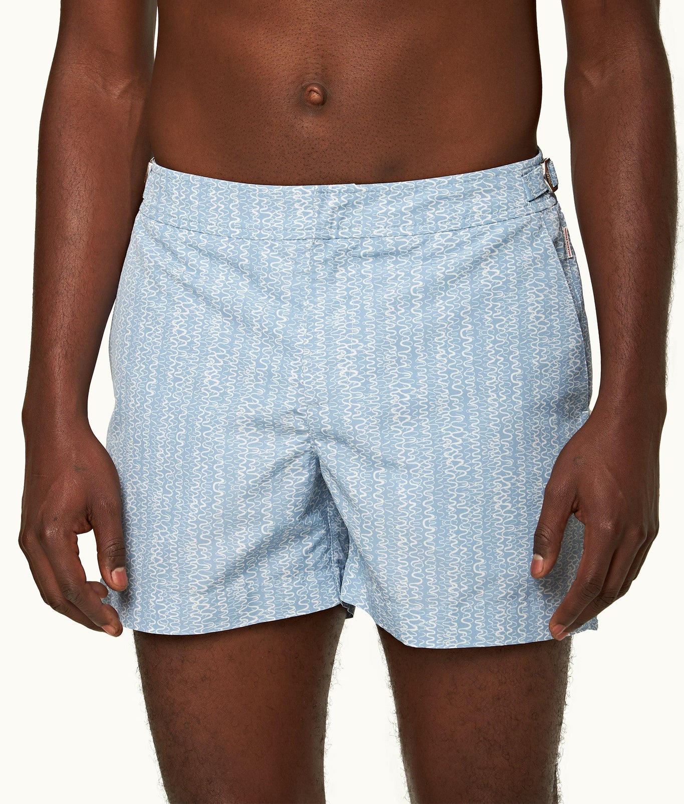 Setter Wavie Shorter-Length Swim Shorts | Blue Ash