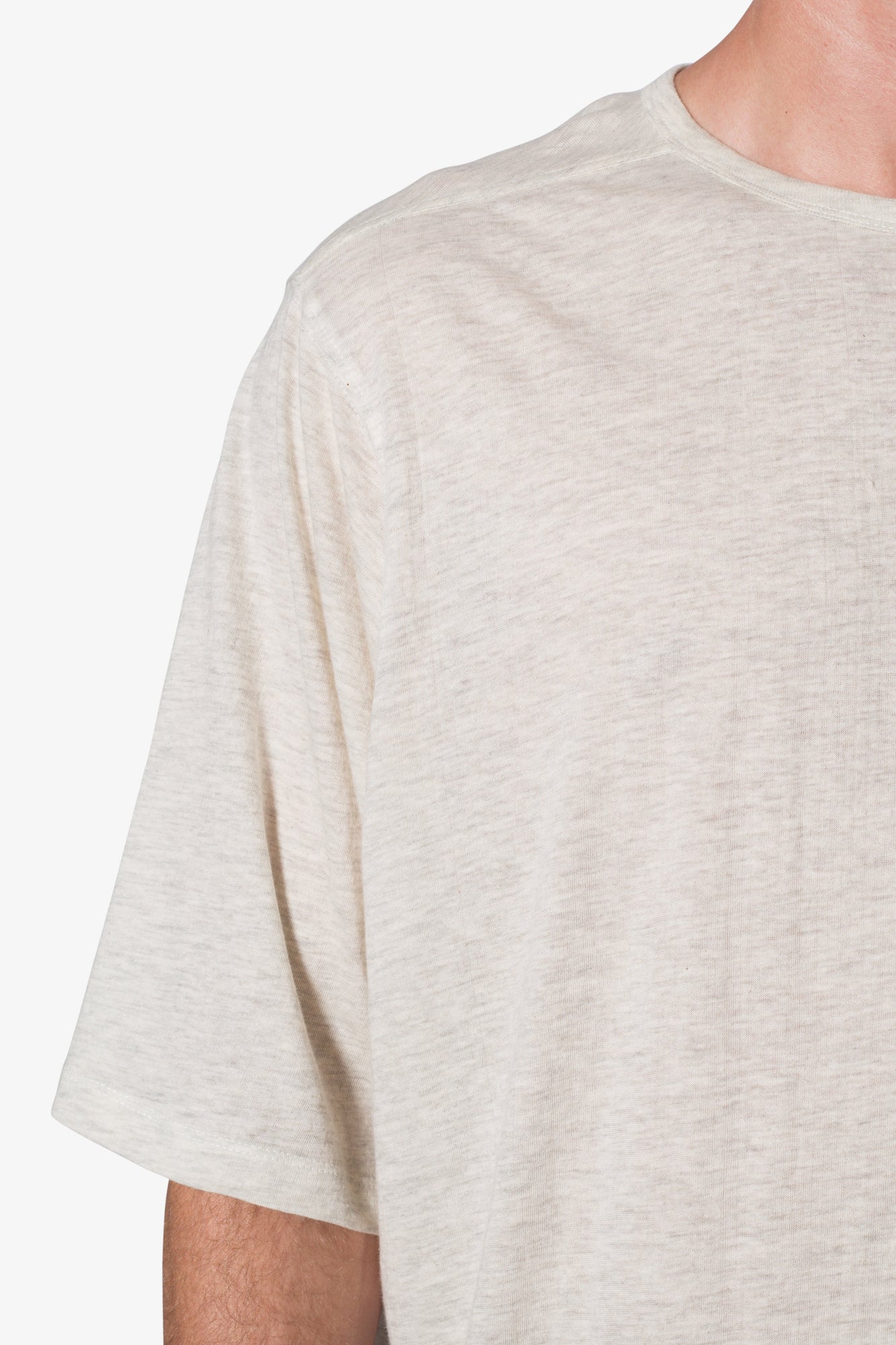Sheer Gauze Tee | Grey